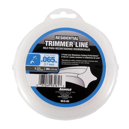 Arnold Arnold Residential Grade .065 in. D X 40 ft. L Trimmer Line WLS-65